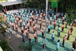 Kegiatan Senam Anak Indonesia Sehat